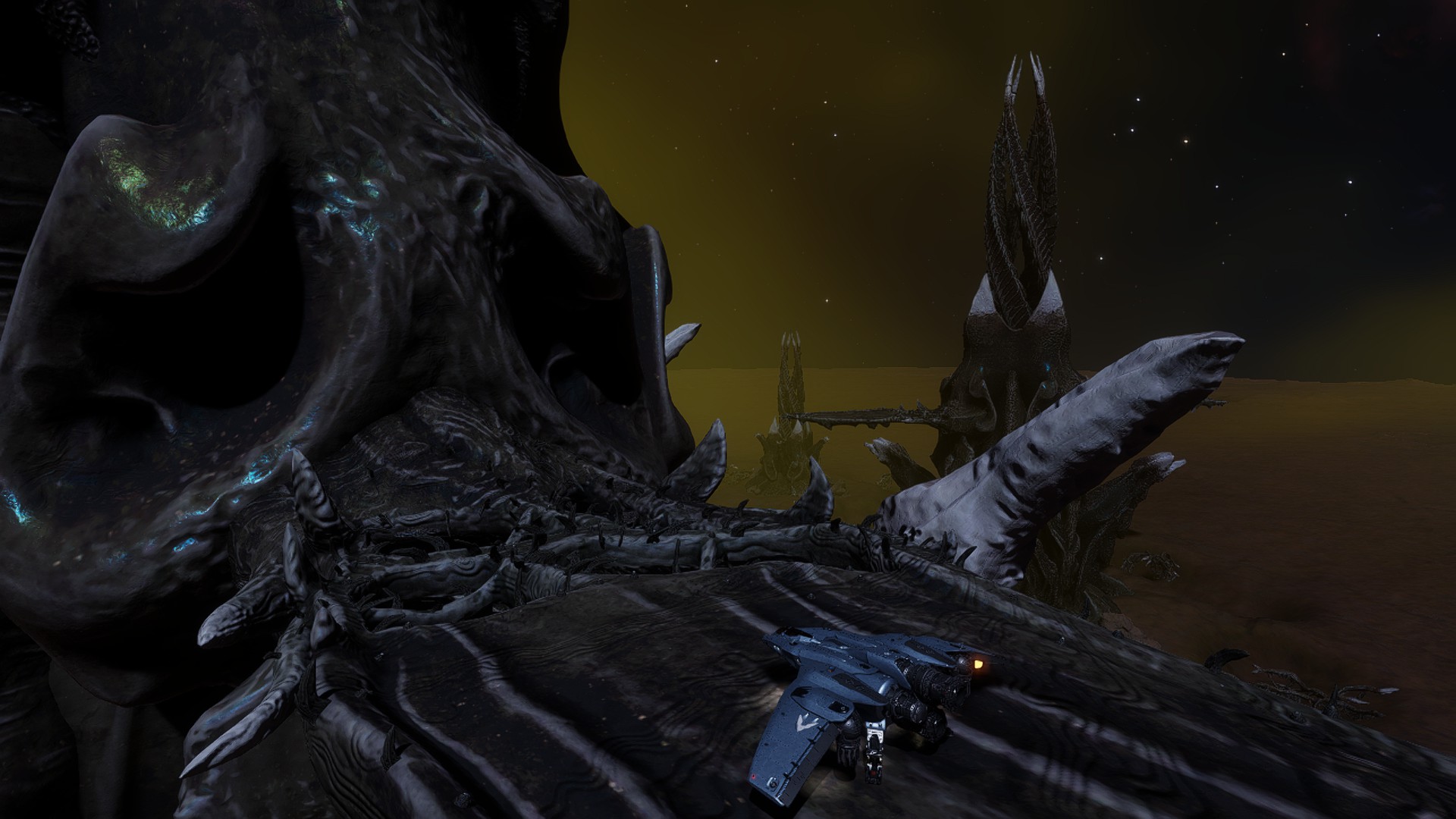 Appontage flèche Thargoid