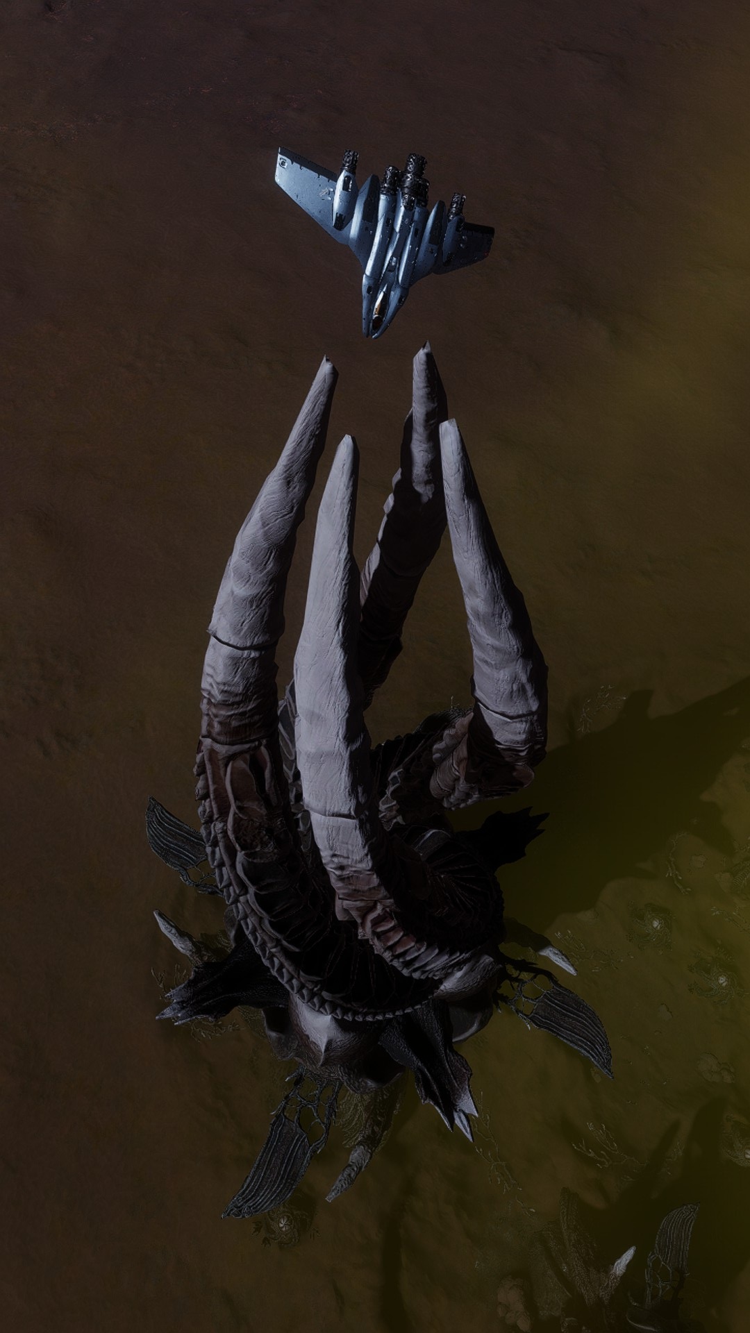 Vue impressionnante de la flèche principale