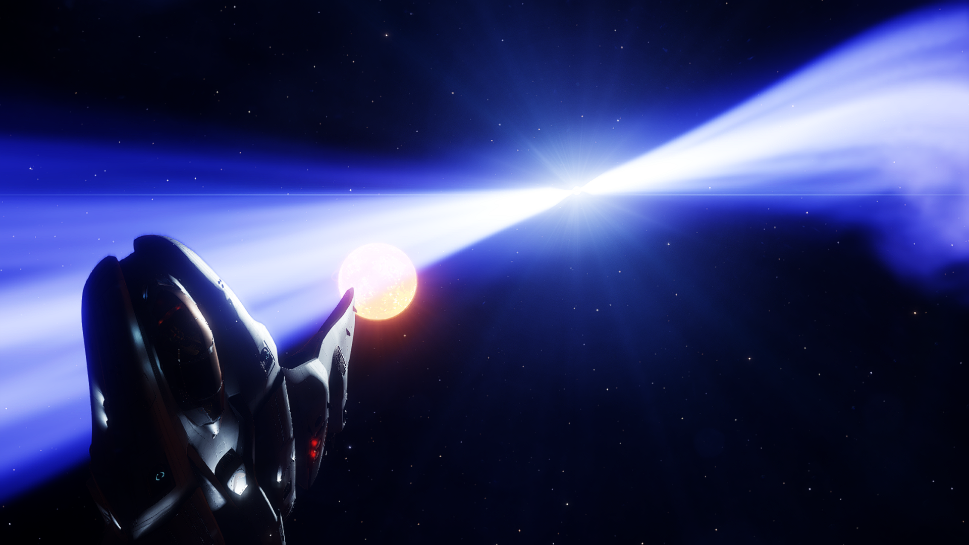 Vue d&rsquo;une étoile à neutrons